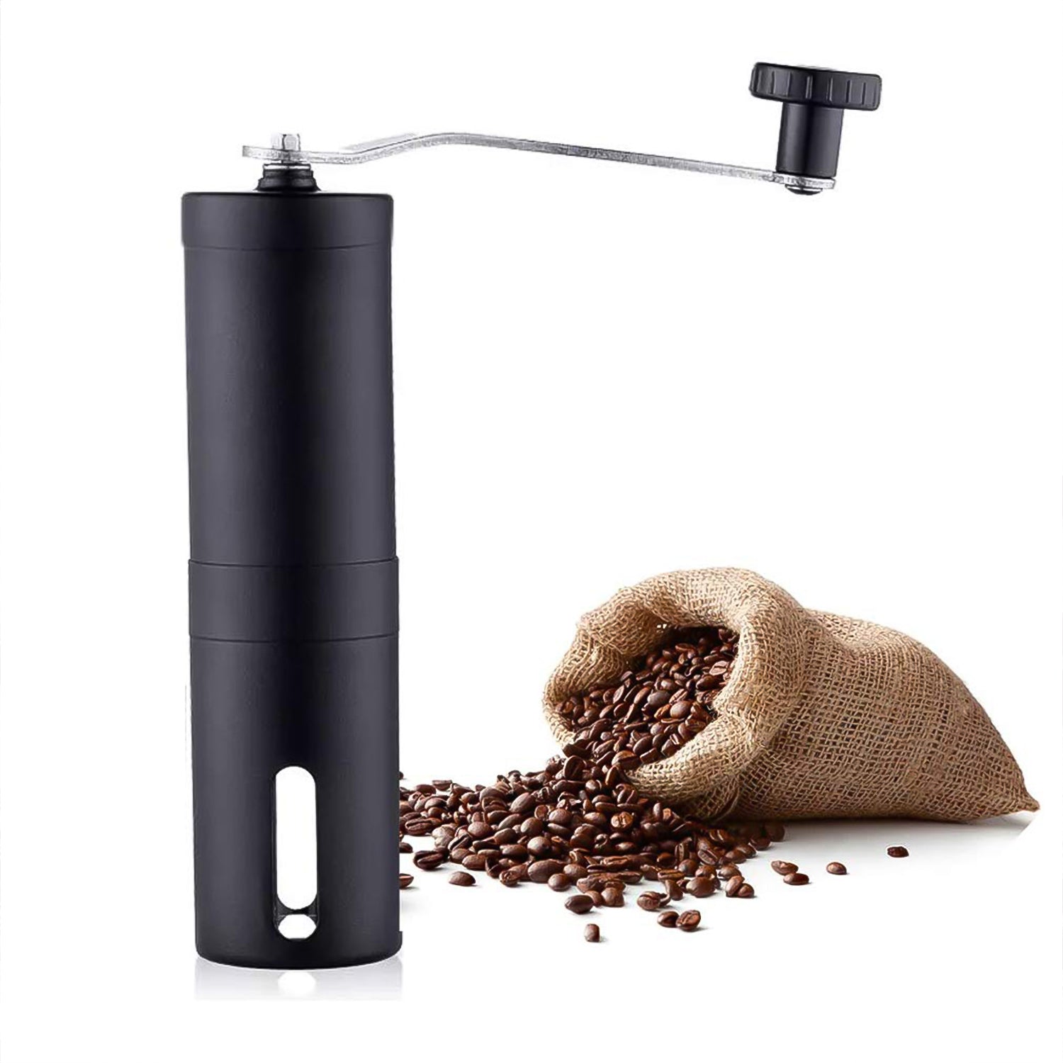 Portable Stainless Steel Manual Coffee Grinder (1 Pc) Portable Stainless Steel Manual Coffee Grinder (1 Pc)